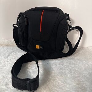 Black and Orange Electronics Organizer 📸